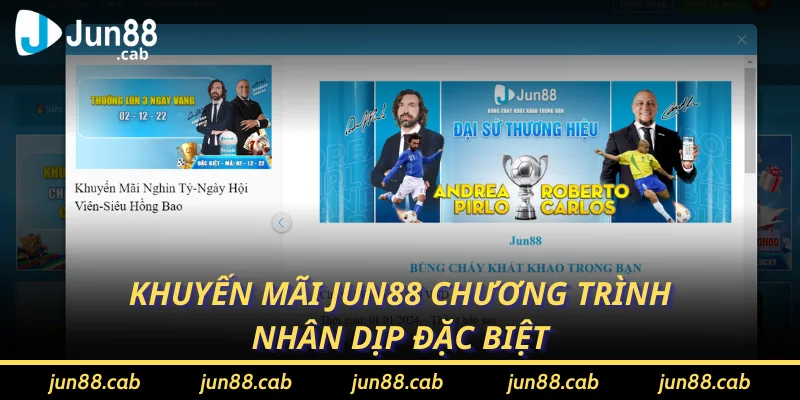 Khuyến mãi jun88 chương trình nhân dịp đặc biệt